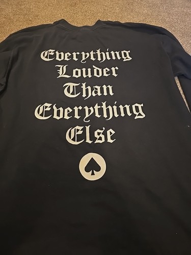 Motorhead Long Shirt Everything Louder Than Everyone Else Motörhead Band Men's M - Picture 7 of 7
