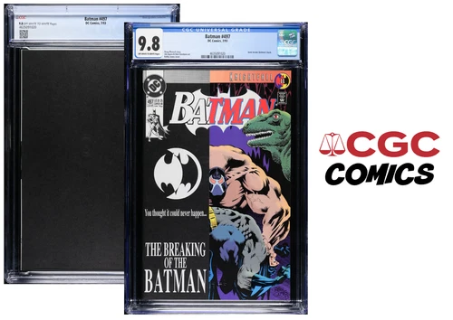 OBO🦇🙎Batman #497 Knightfall - Bane Breaks Batman's Back (1993)(CGC 9.8 Graded)
