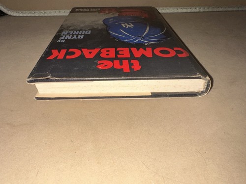 SIGNED The Comeback Ryne Duren New York Yankees 1978 1st Edition HC/DJ RARE - Picture 9 of 10