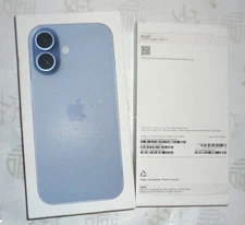 Apple A3258 iPhone 17 Mist Blue 512GB - Empty Box ONLY