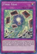 1 x Final Geas - MVP1-ENS29 - Secret Rare - 1st Edition Near Mint, English