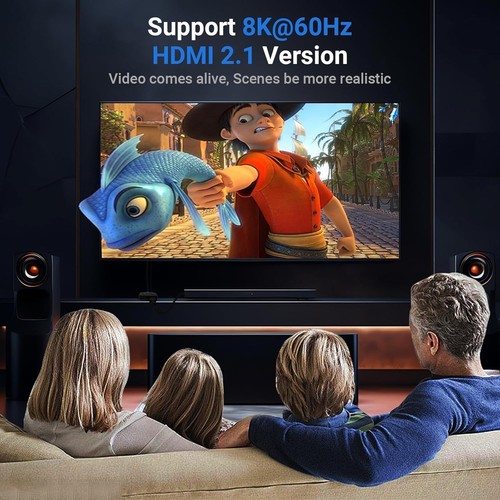 DGODRT HDMI Switch 8k@60hz Splitter, Bidirectional HDMI Switcher 2 in 1 Out - Picture 5 of 6