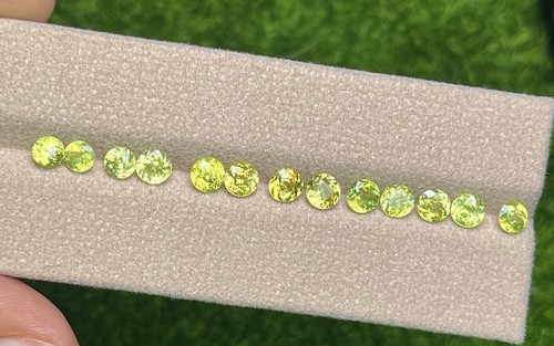 5.41ct Stunning 100% Natural Unheated Round Green Sphene - Picture 4 of 4