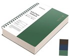  A4 Spiral Notebook College Ruled Lined Journal, 11.2" A4-Perforated Dark Green