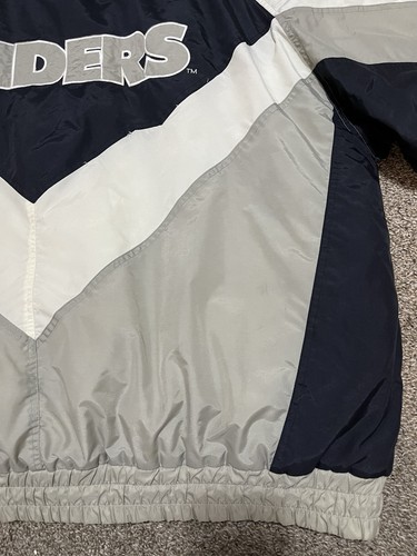 Vintage 90’s Oakland LA Raiders Jacket Men’s Size 3XL Coat Vegas Puffer - Bild 6 von 20