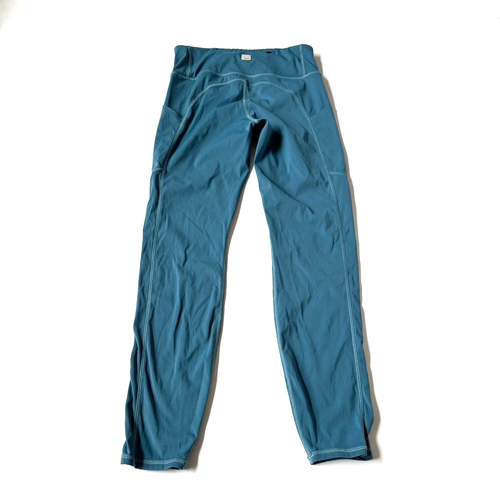 Vuori Womens S Stride Pocket Leggings Blue Dark Luna 7/8 Length Pull On VW429 - Picture 3 of 6