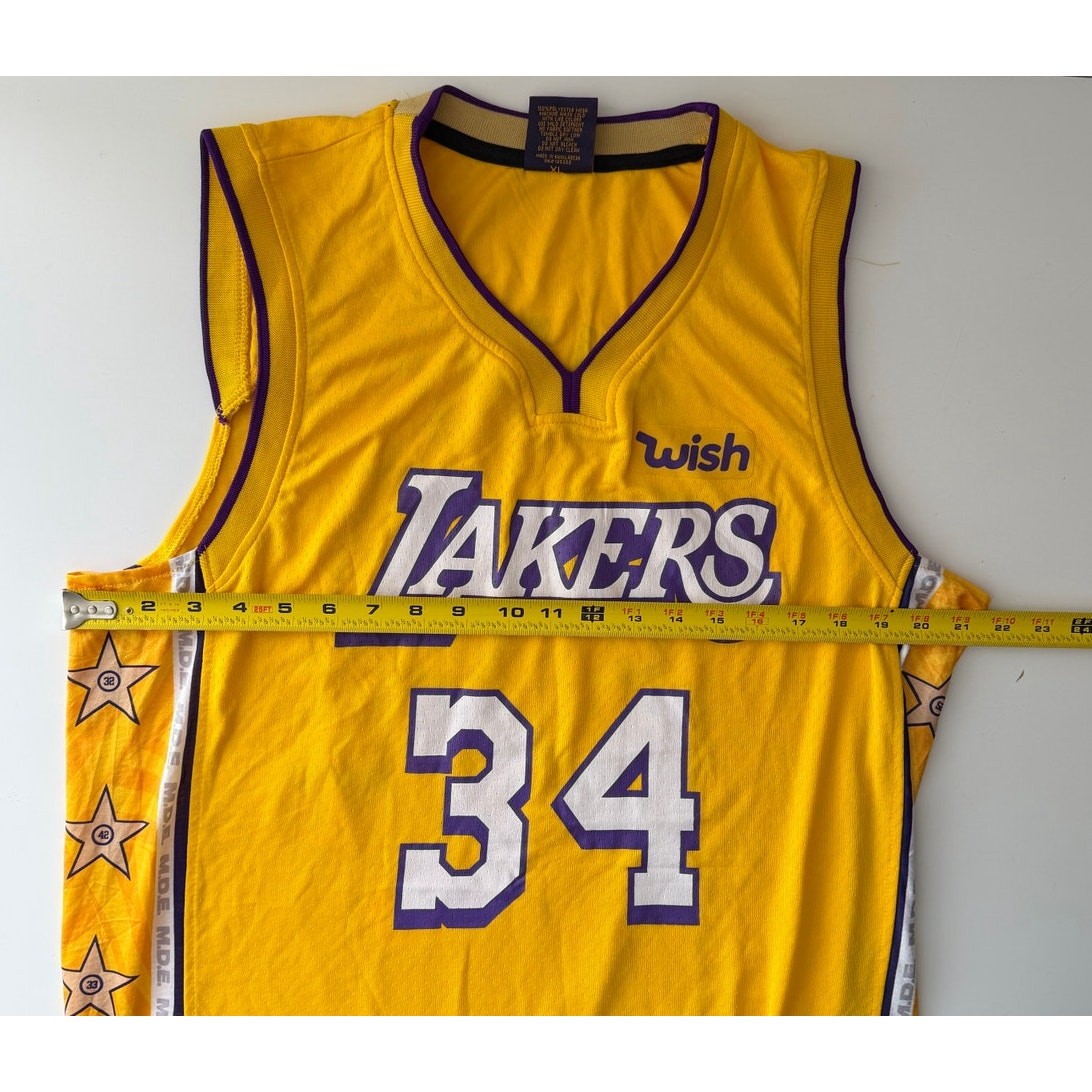 Los Angeles Lakers Shaquille O'Neal Links Marketing Group Jersey NBA Tank XL View 5