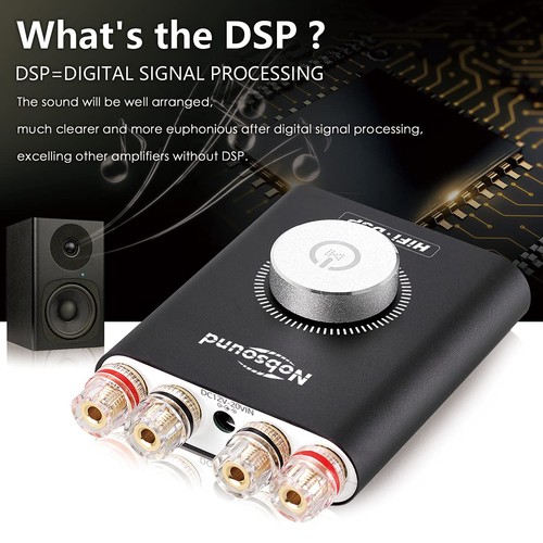 Nobsound NS-20G 200W Mini Bluetooth 5.0 Power Amplifier 2.0 Channel Wireless ... - Picture 7 of 9