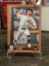 2025 Topps Series 2 Jackson Jobe RC #490 Detroit Tigers Gold /2025 Rookie