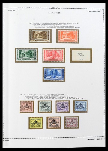 VATICAN Italy Hole See 1929-1972 MNH MH Used w/ Overprint Set Stamp Collection - 第 5/12 張圖片