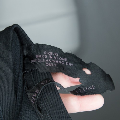 Camiseta para hombre Vlone X Juice Wrld Butterfly negra cuello redondo talla XL - Imagen 6 de 8