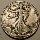 1941-S Walking Liberty Half Dollar 90% Silver VG-F  "As Pictured-Not Cleaned"
