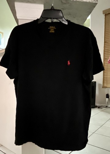 Polo Ralph Lauren Herren Kurzarm T-Shirt Schwarz Gr. Small Rot Pony - Bild 10 von 12