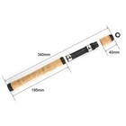 Complete Fishing Rod Repair Kit with Stylish Cork Handle and Reel Seat