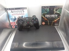 PlayStation 3 Super Slim 500GB W/ 2 Games + Controller Fully Working 