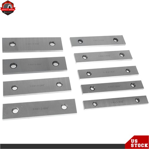 9 Pair Steel Parallel Set 1/4 inch Thick 6 inch Long 0.0002 inch Precision New - Picture 6 of 8