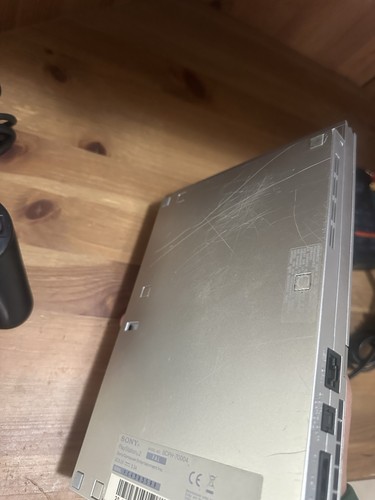 ps2 slim sony playstation 2 silver pal konsole + Zubehör und Spiel Der Pate - Bild 6 von 6