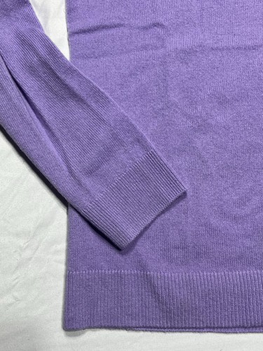 Talbots Pure Cashmere Purple Long Sleeve Pullover Sweater Sm - Picture 2 of 6