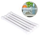  5 PCS Extending Curtain Pole Poles Extendable Shower Tension Rod Bar