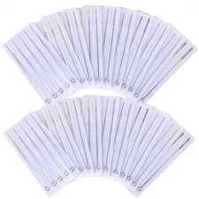 PFT 100 pcs Assorted Tattoo Needles - Round Liner, Round Shader, Magnum Needl...