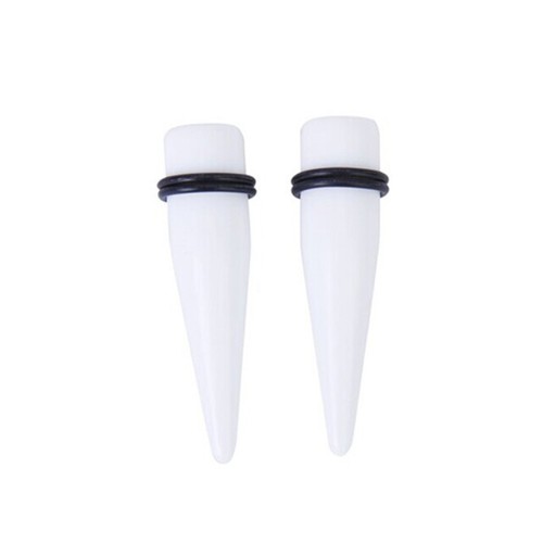 Tapones de silicona para medidores expansores de orejas estirador estirador acrílico