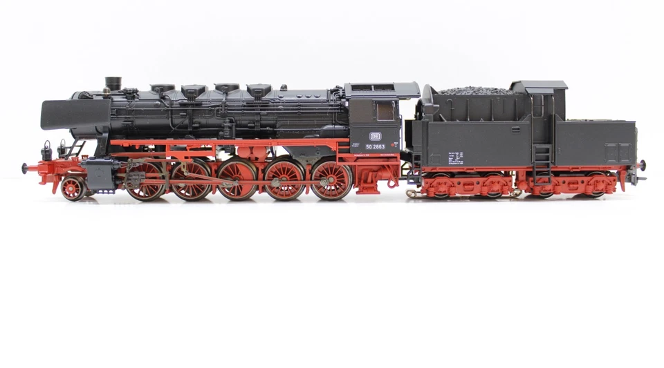 Märklin H0 37843 Dampflok BR 50 2863 Kabinentender DB mfx sound TELEX lf2746 - Bild 3 von 4