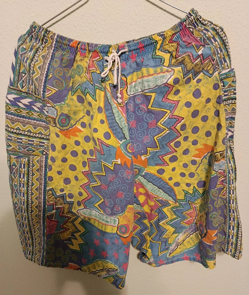 Badehose Bunt innen Slip Herren XL