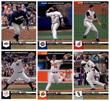2008 Upper Deck Documentary Gold Foil Parallels - Choose! Rookies & Stars Cards