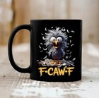 F-Caw-F Chicken Mug, Rooster Meme Coffee Cup, Hilarious Chicken Humor Gift
