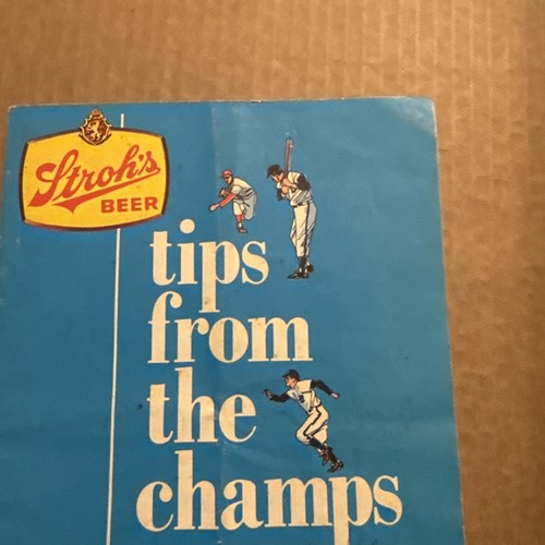 Signed 1968 “Tips From the Tigers” Detroit Tigers/Stroh’s Beer A001 - Bild 3 von 19