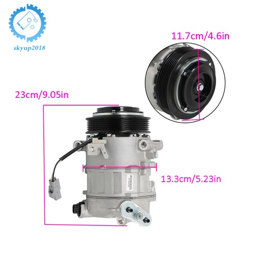 CO 29136C For Chrysler 200 2015-2017 For Jeep Cherokee A/C Compressor w/ Clutch - Picture 15 of 16