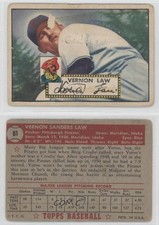 1952 Topps Vern Law #81