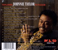 JOHNNIE TAYLOR - TAYLORED TO PLEASE NEW CD