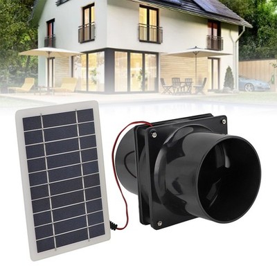 Ableitungslüfter Solar -Power -Fan Richtige Luftzirkulation Solarenergie