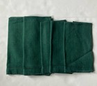 Williams Sonoma 100% Linen Cloth Napkins Green Lot Of 5 Dinner EUC
