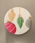 Handmade Ceramic Christmas Coasters