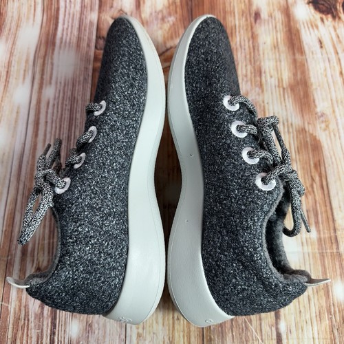 Scarpe da ginnastica Allbirds Merino WOOL RUNNER MIZZLE da donna taglia 7 grigie WR - Foto 6 di 11