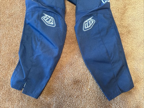Troy Lee Designs Youth GP Pro Mono Motocross Pants Navy Blue Size 22 Worn Once - Picture 3 of 6