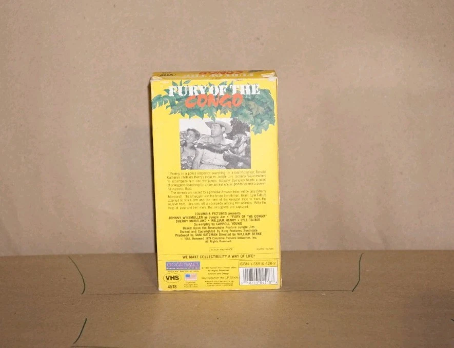Fury Of The Congo VHS - Image 4 of 4