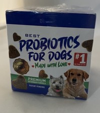 Probiotics for Dogs Digestive Enzymes for Good Health Itchy Skin 30 Day Supply
