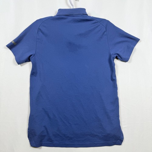 Adidas Leinster Rugby Polo Shirt Mens Small Blue Gold Primeblue Performance Top - Picture 11 of 13