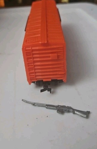 HO Scale TYCO Train Livestock Cattle Car Durango 40' w/ open Doors Rd# KC 40394 - Picture 4 of 6