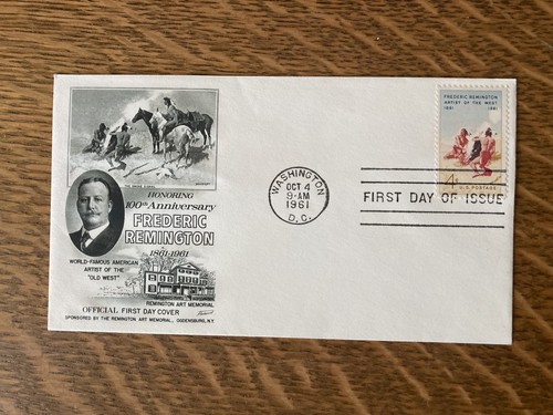 Lot of 3 FDC Cachet ROBERT FROST plate block 1526 1974 + FREDERIC REMINGTON 1961 - Bild 3 von 5
