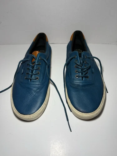Vans California  Era 59 Moroccan Blue Leather  LT Sneakers Size M-12