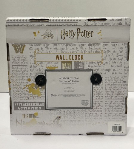 Harry Potter - Hogwarts Castle Wall Clock (10") - Accutime - Picture 2 of 11