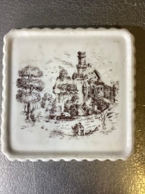 Vintage W.H. Grindley & Co England 1800s 5.25  Trivet Dish
