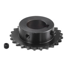 Roller Sprocket B Type - [25 Tooth x 20mm] Keyway with Set Screws for ISO 04C