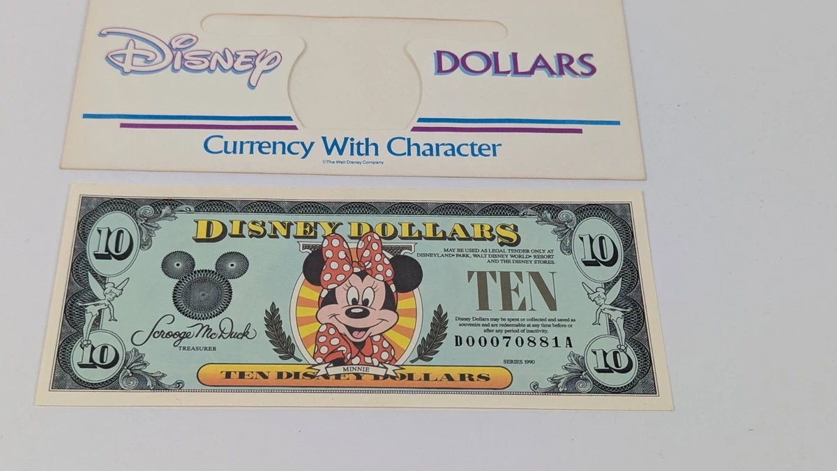 Minnie Mouse Disney Dollars (1968-Now) for sale | eBay