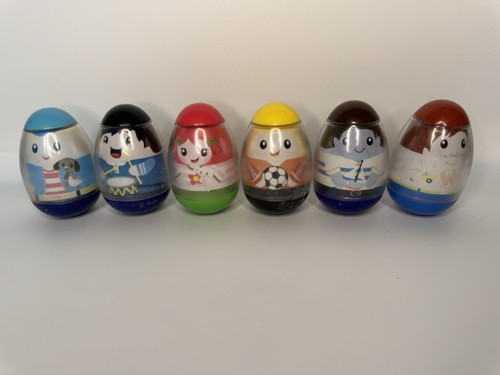 Hasbro Weebles Weeble Figur Vintage Sammlerstück Spielzeug Konvolut 6 Stück
