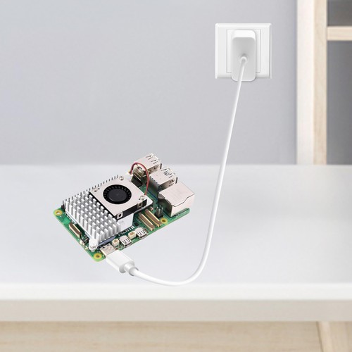 Starter Kit für Raspberry Pi 5 16GB RAM - inkl. 16GB Board, 27W PD Power Su... - Bild 8 von 8
